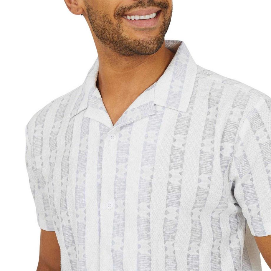 Brave Soul Camicia a maniche corte colletto aperto  