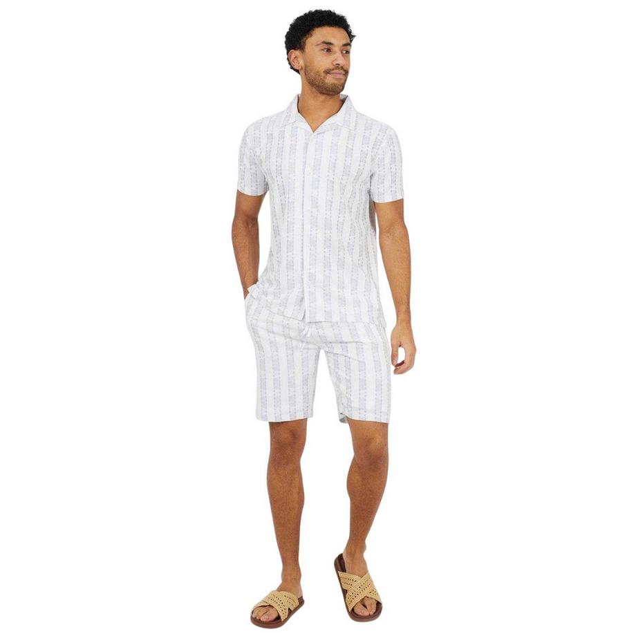 Brave Soul Camicia a maniche corte colletto aperto  