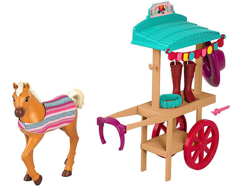 Mattel  Spirit Festivalstand mit Snacks & Pony 