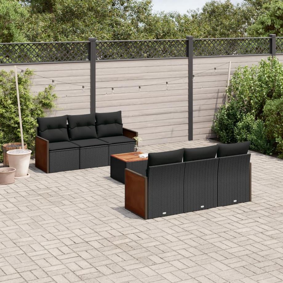 VidaXL Garten sofagarnitur poly-rattan  