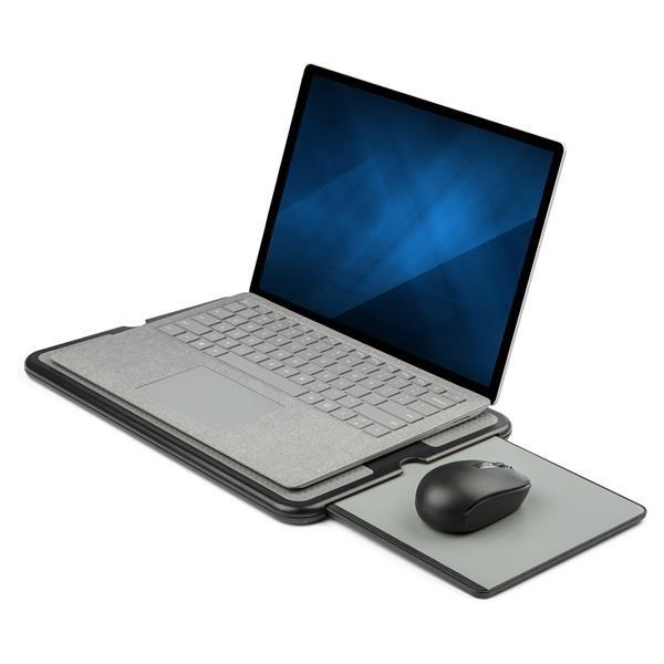 STARTECH.COM  Piano di Lavoro per PC Portatile - Lap Desk - Banco Con Cuscinetto Mouse retraibile 