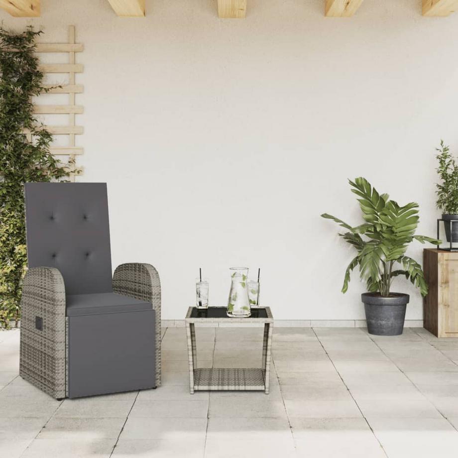 VidaXL set da pranzo da giardino Polirattan  
