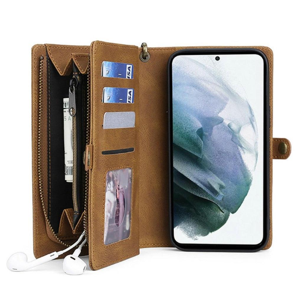 MEGSHI  Galaxy S21 FE - Brieftaschen Hülle Kombi 