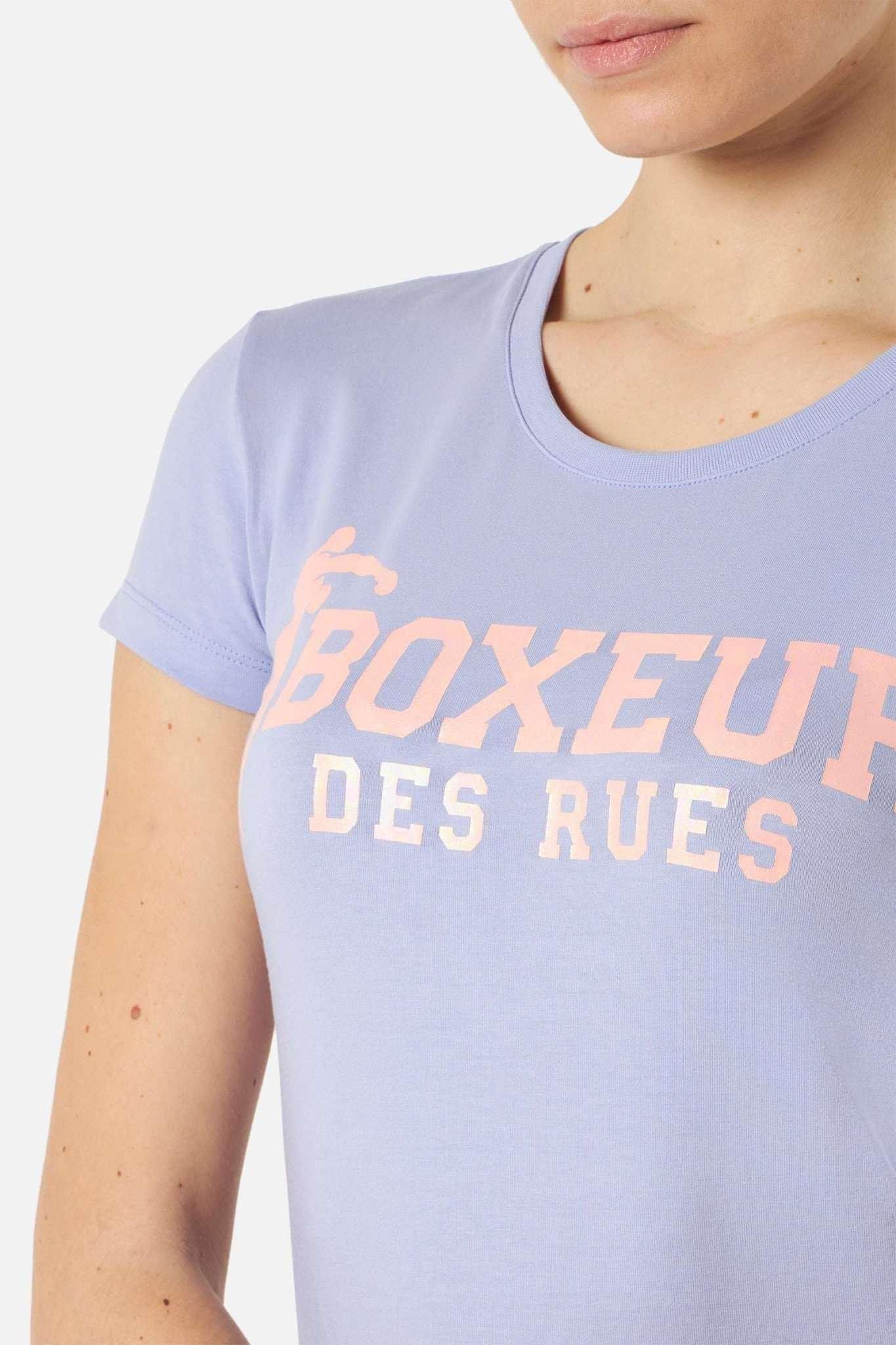 BOXEUR DES RUES  T-Shirt Basic T-Shirt With Front Logo 