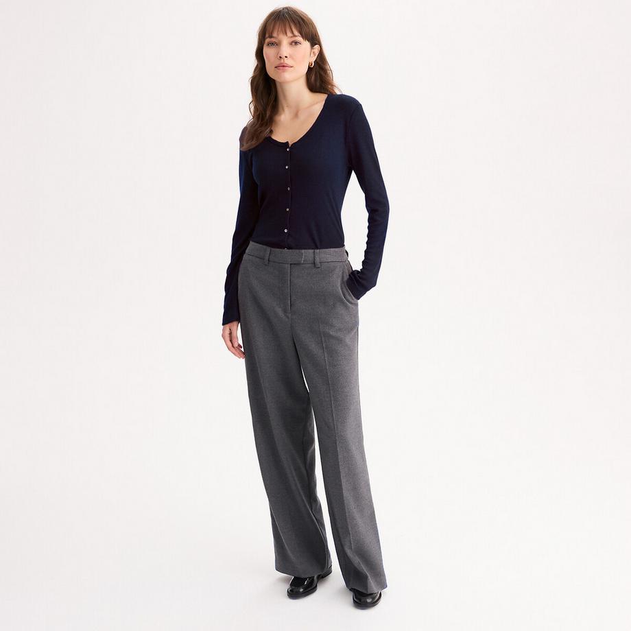 La Redoute Collections T-Shirt in Cardigan-Form  