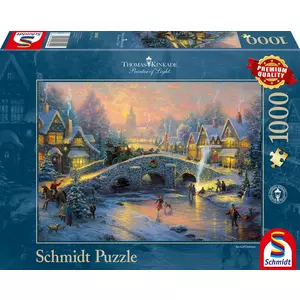 Puzzle Winterliches Dorf (1000Teile)