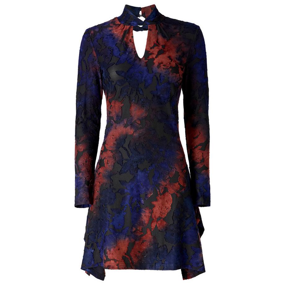 Joe Browns Tunika mit Stehkragen und floralem Jacquard  