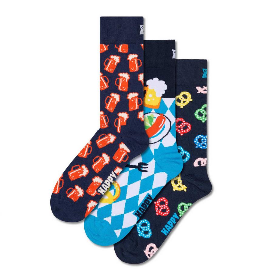 Happy Socks Triopack Wadenlange Socken  