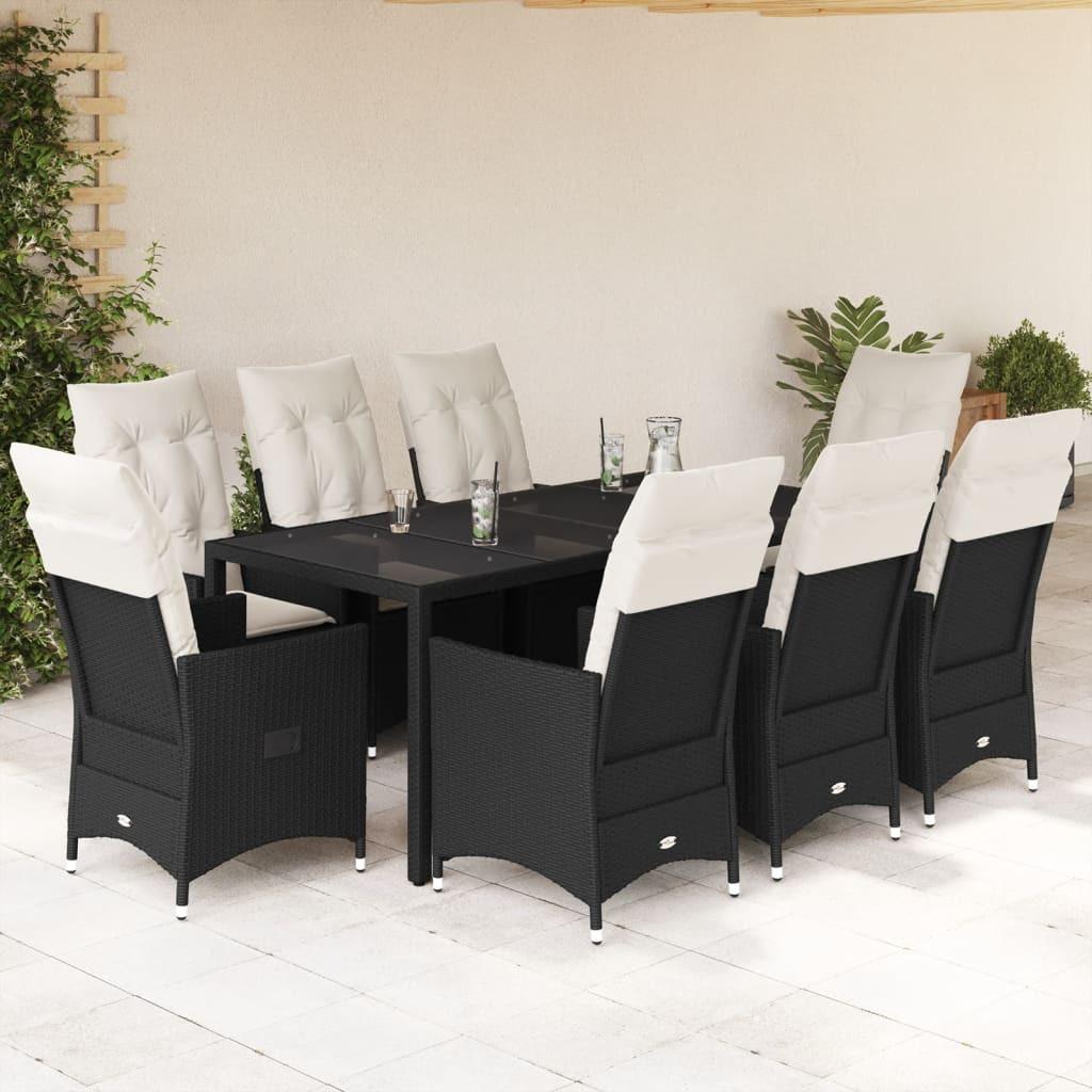 VidaXL set da pranzo da giardino Polirattan  