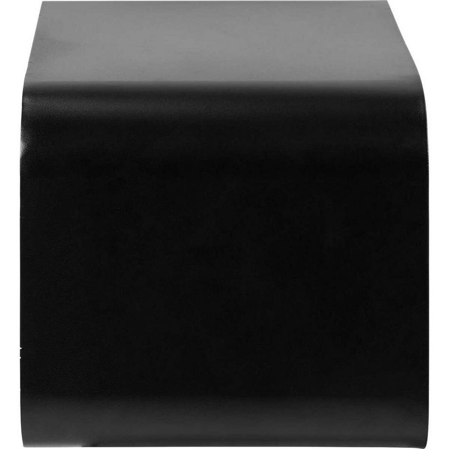 mutoni Comodino Imogen acciaio nero naturale 35x25  