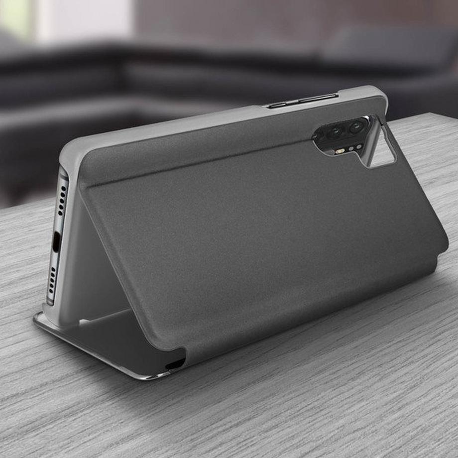 Avizar  Clear View Cover Huawei P30 Pro Silber 