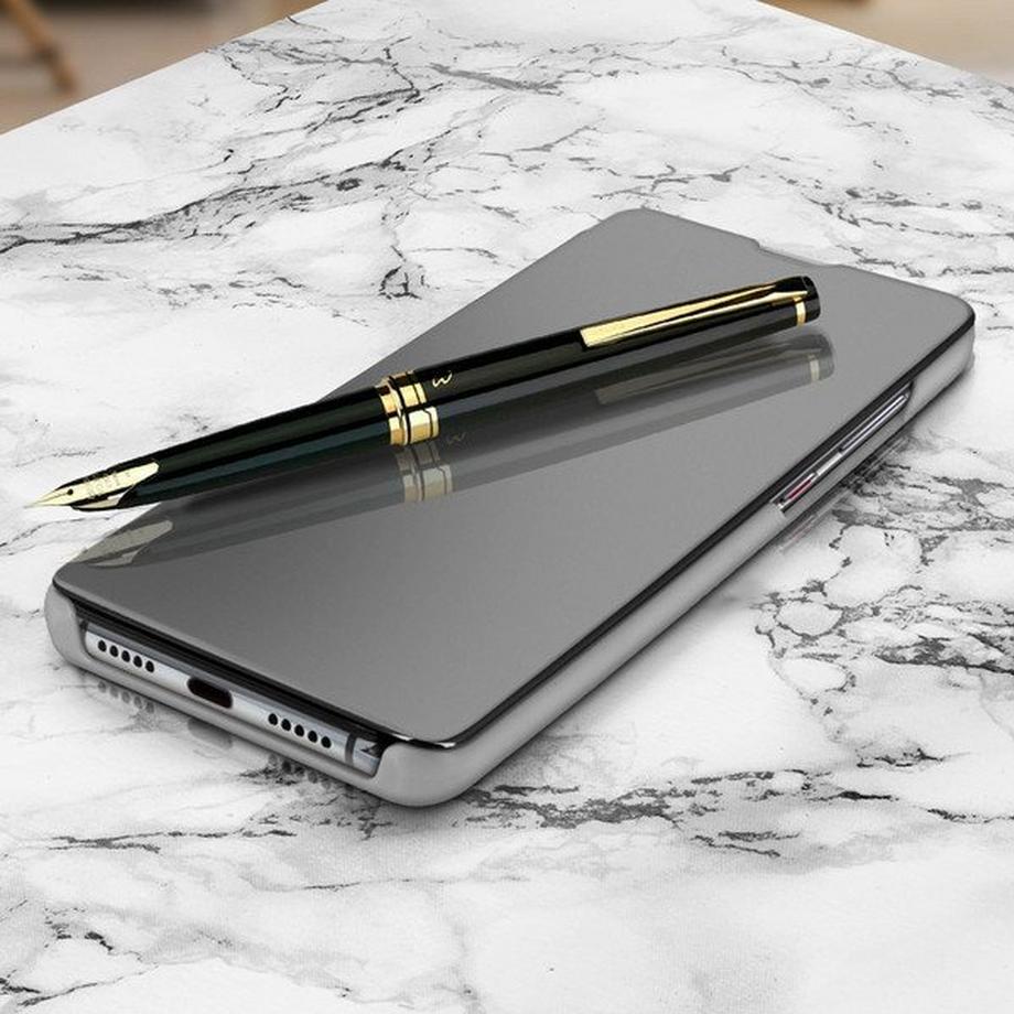 Avizar  Clear View Cover Huawei P30 Pro Silber 