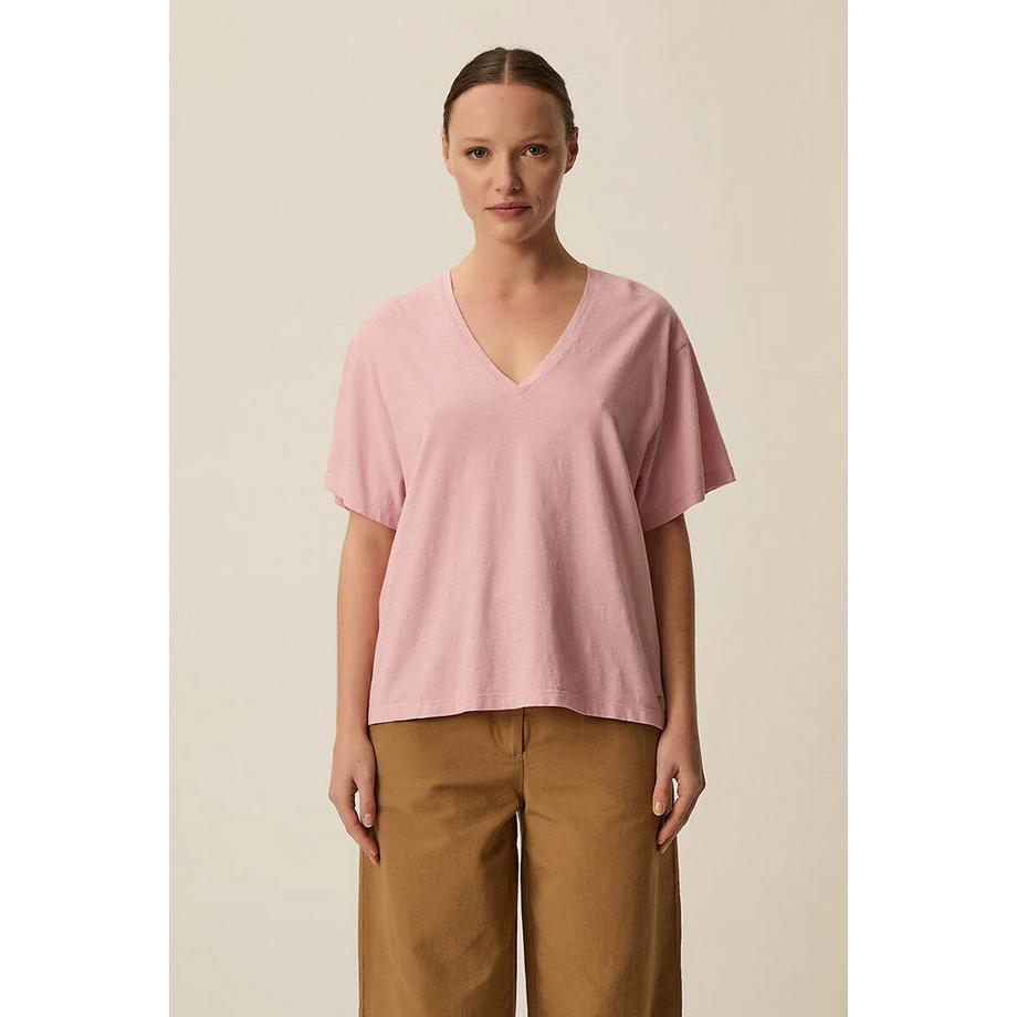 Des Petits Hauts ZAE Scollo a V Maniche Corte T-Shirt  