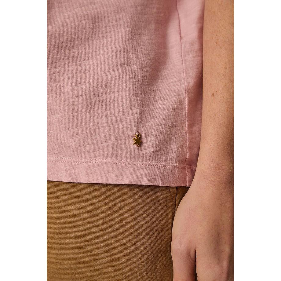 Des Petits Hauts ZAE Scollo a V Maniche Corte T-Shirt  
