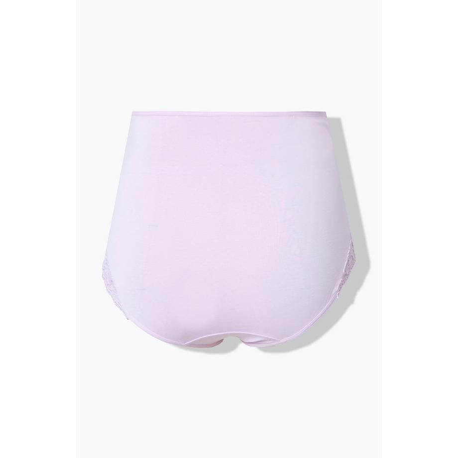 Ulla Popken Bellieva Culotte Taille Haute Empiècement Sur Le Ventre Coton Bio  