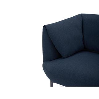 Vente-unique Sofa 3-Sitzer - Stoff - Blau - ANGELINA  