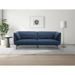 Vente-unique Sofa 3-Sitzer - Stoff - Blau - ANGELINA  