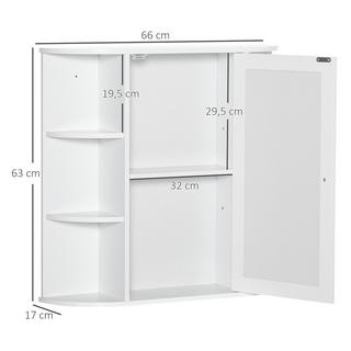 HOMCOM Armoire à glace  