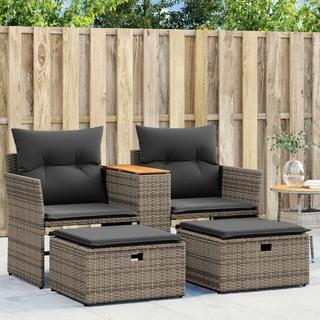 VidaXL Gartensofa poly-rattan  