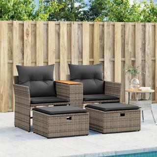 VidaXL Gartensofa poly-rattan  