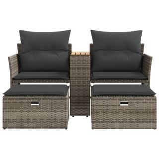 VidaXL Gartensofa poly-rattan  