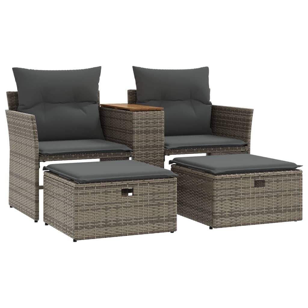 VidaXL Gartensofa poly-rattan  