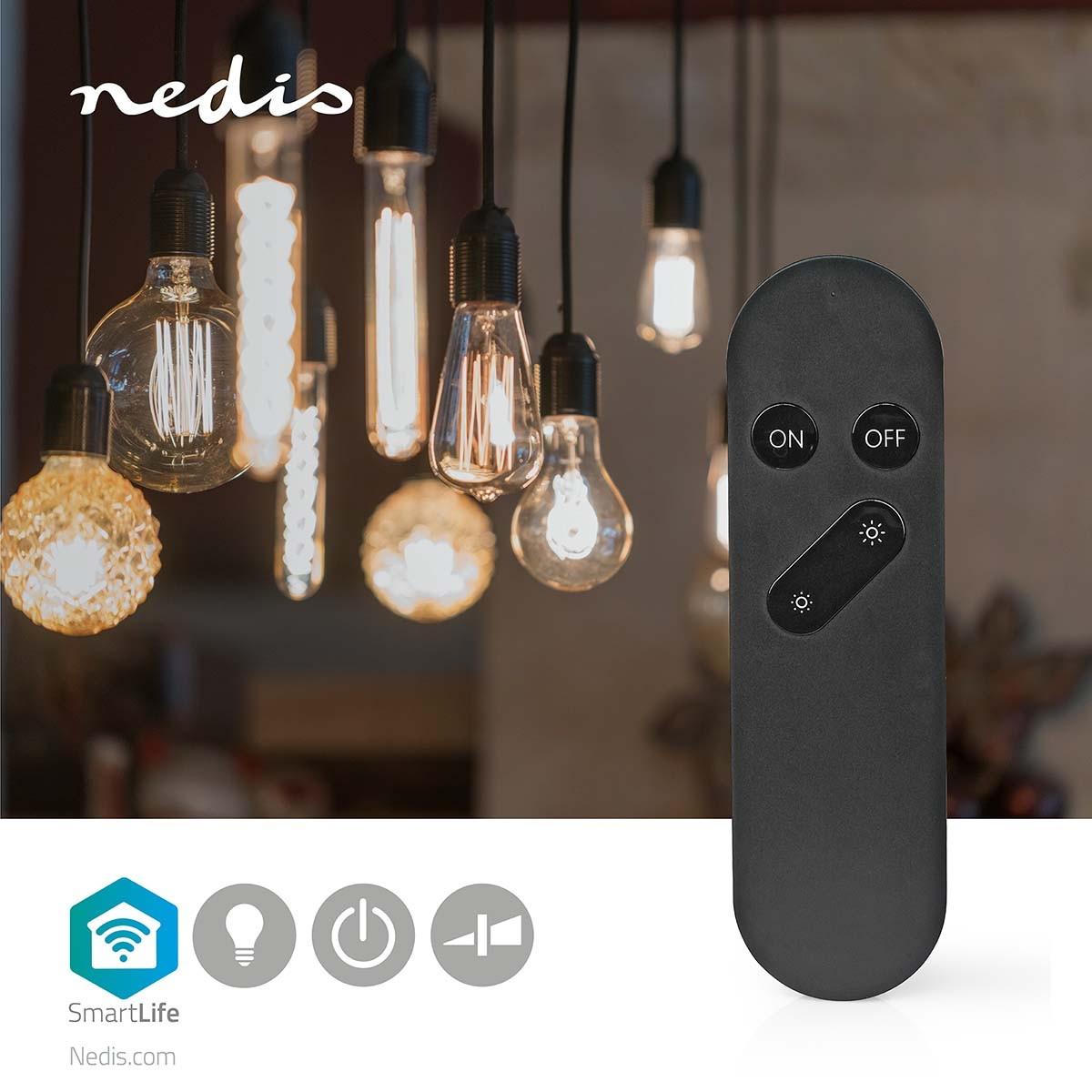 Nedis  SmartLife Remote Control | Wi-Fi | Anzahl der Tasten: 4 | Android™ / IOS | Schwarz 
