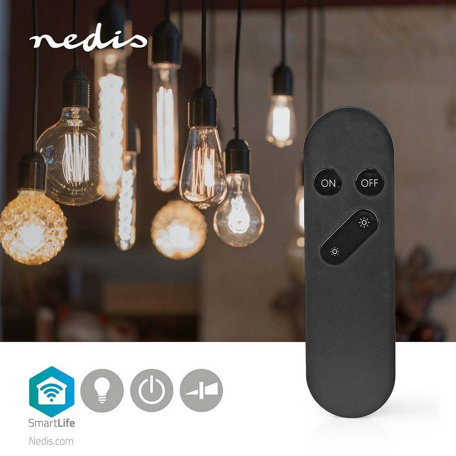 Nedis  Télécommande SmartLife | Wi-Fi | Nombre de boutons : 4 | Android™ / IOS | Noir 