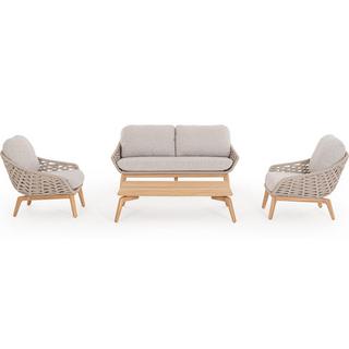 mutoni Gartensofa Tamires 3-Sitzer Teakholz  