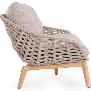 mutoni Gartensofa Tamires 3-Sitzer Teakholz  