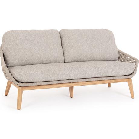 mutoni Gartensofa Tamires 3-Sitzer Teakholz  