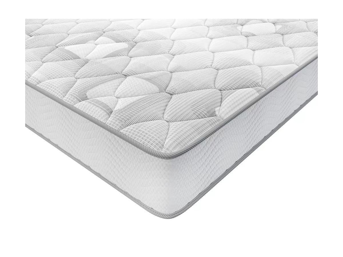 Ysmée Ensemble 90 x 190 cm sommier coffre naturel clair + matelas ressorts ensachés ép.20cm - SONGE de YSMÉE  