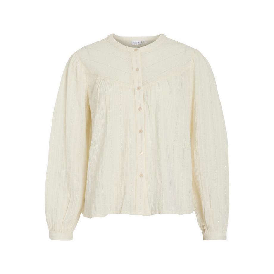 VILA Bluse Mao-Kragen  