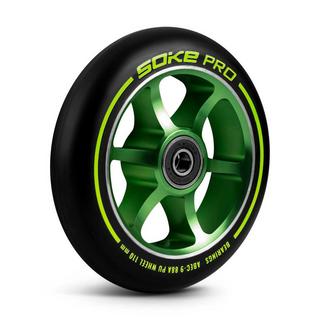 B2X  Roues vertes pour scooter 110 mm, pack de 2 