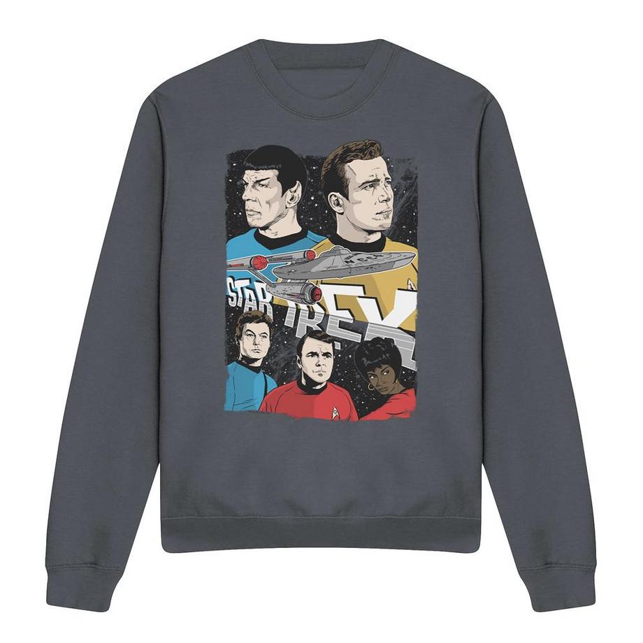 Star Trek Star Wars Rundhals-Sweatshirt  