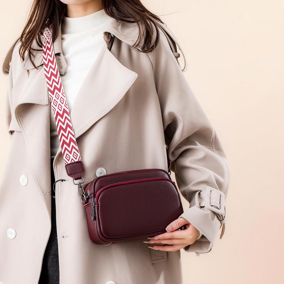 Only-bags.store Crossbody Bag mit gemustertem Riemen  