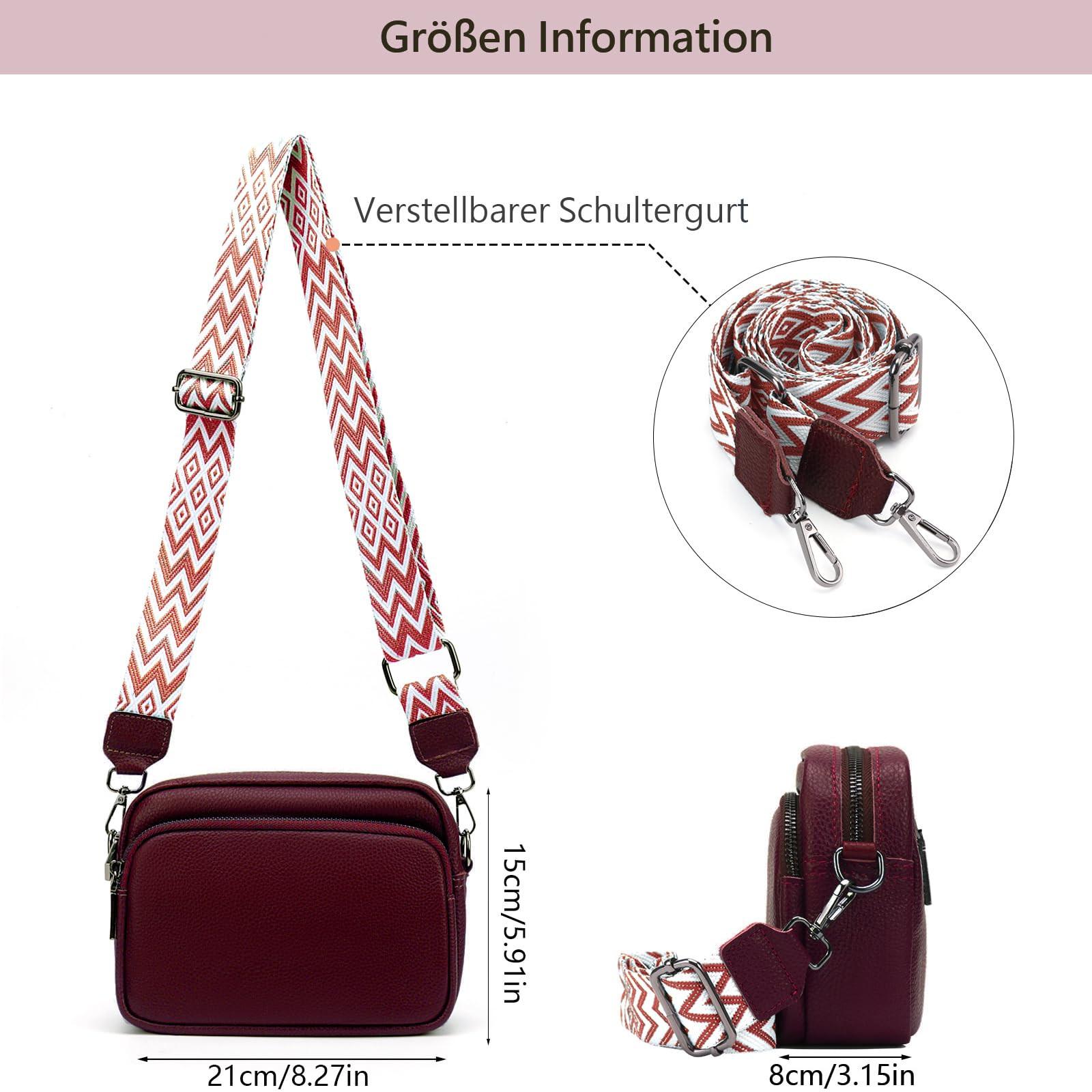 Only-bags.store Crossbody Bag mit gemustertem Riemen  