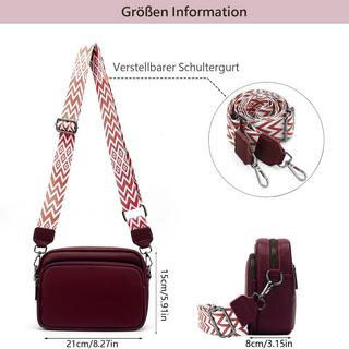 Only-bags.store Crossbody Bag mit gemustertem Riemen  