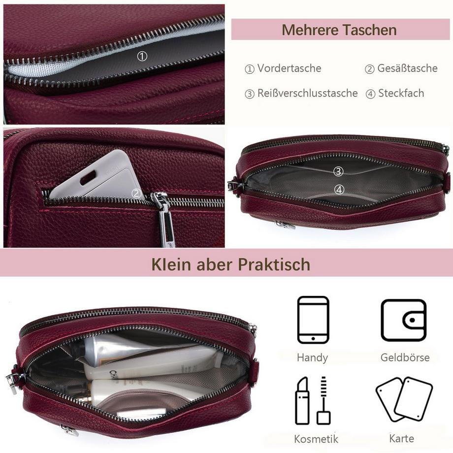 Only-bags.store Crossbody Bag mit gemustertem Riemen  