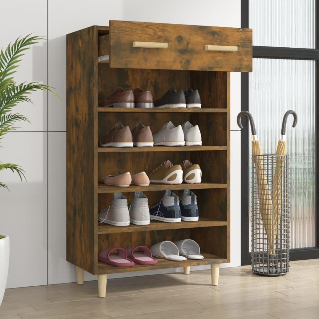 VidaXL Armoire à chaussures bois d'ingénierie  