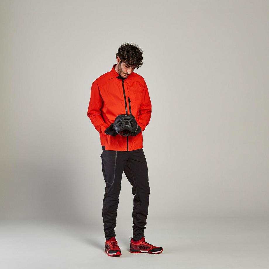 ROCKRIDER  COUPE PLUIE VELO VTT ST 500 ROUGE 