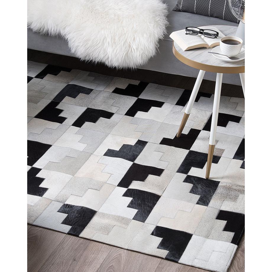 Beliani Tappeto en Pelle di vacchetta  EFIRLI  