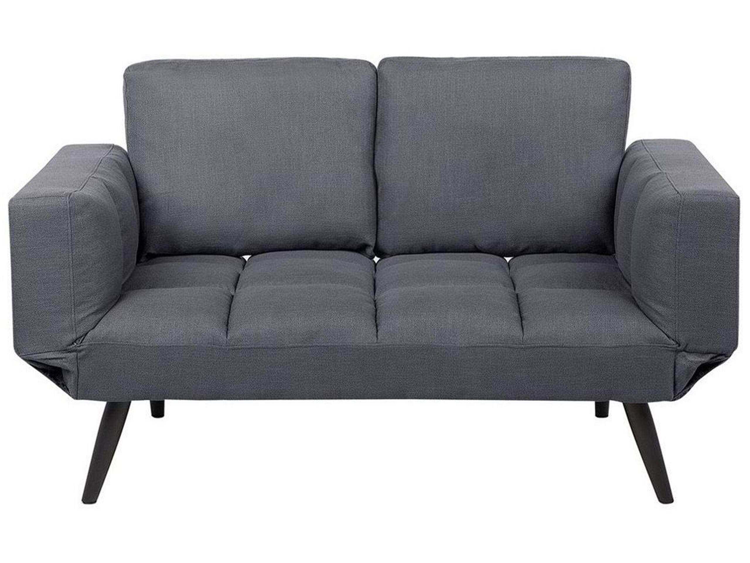 Beliani Schlafsofa aus Polyester Glamourös BREKKE  