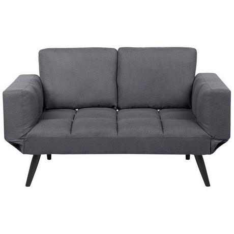 Beliani Schlafsofa aus Polyester Glamourös BREKKE  