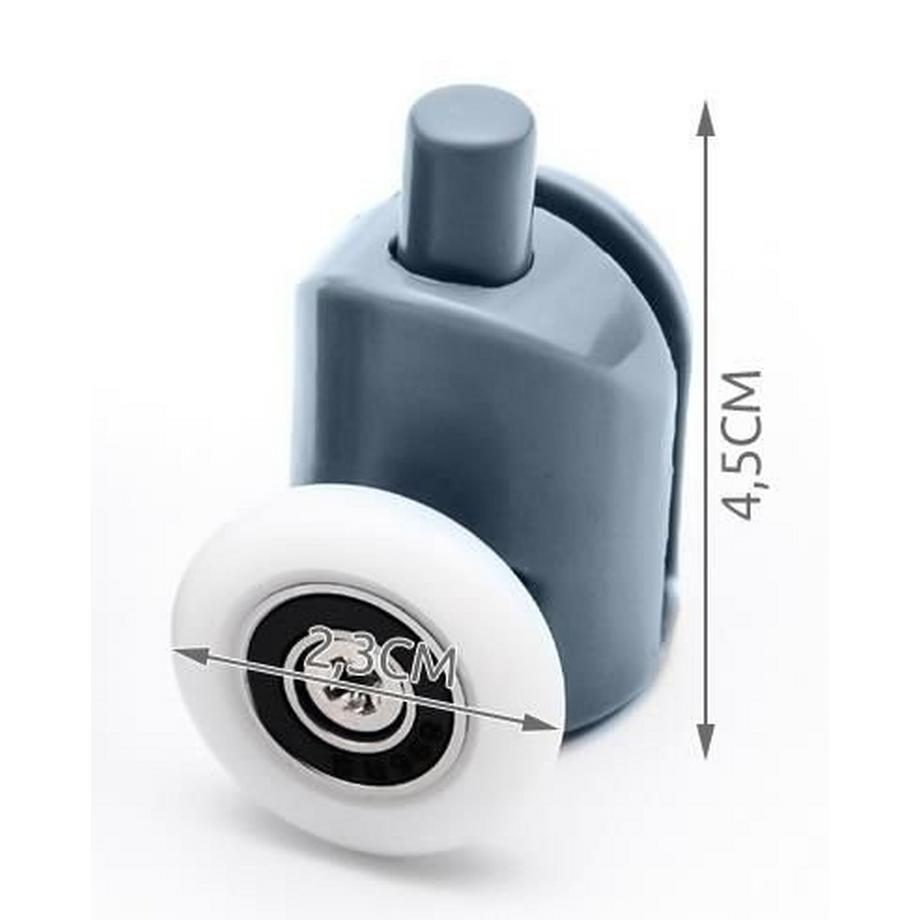 Ruhhy Roulette de douche à fond simple  