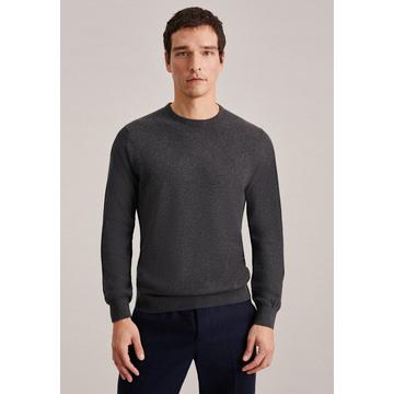 Pullover Gerader Schnitt (Normal-Fit) Fit Langarm Uni