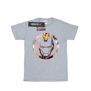 Iron Man Iron Man Masque Logo T-Shirt  