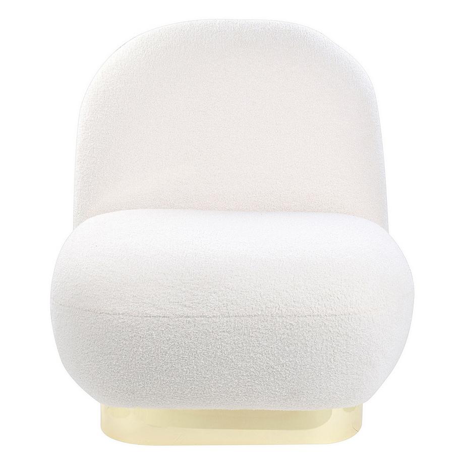 Beliani Fauteuil en Bouclé Moderne LOVIISA  