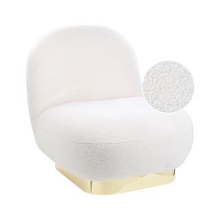 Beliani Fauteuil en Bouclé Moderne LOVIISA  