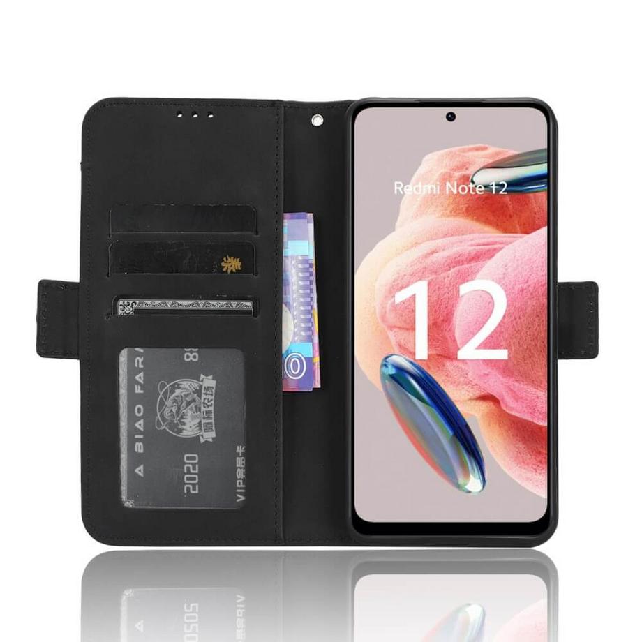 Cover-Discount  Xiaomi Redmi Note 12 4G - Etui Mit Vielen Kartenfächer 